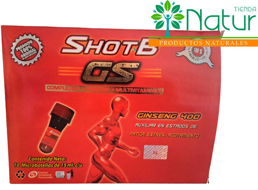 SHOT B GS GINSEN 400 10 MICROBOTELLAS