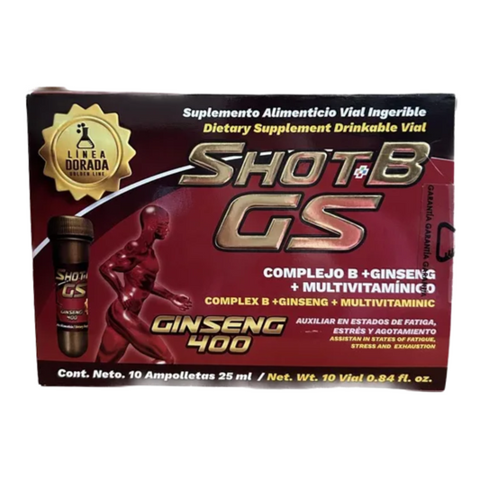 SHOT B GS GINSEN 400 10 MICROBOTELLAS