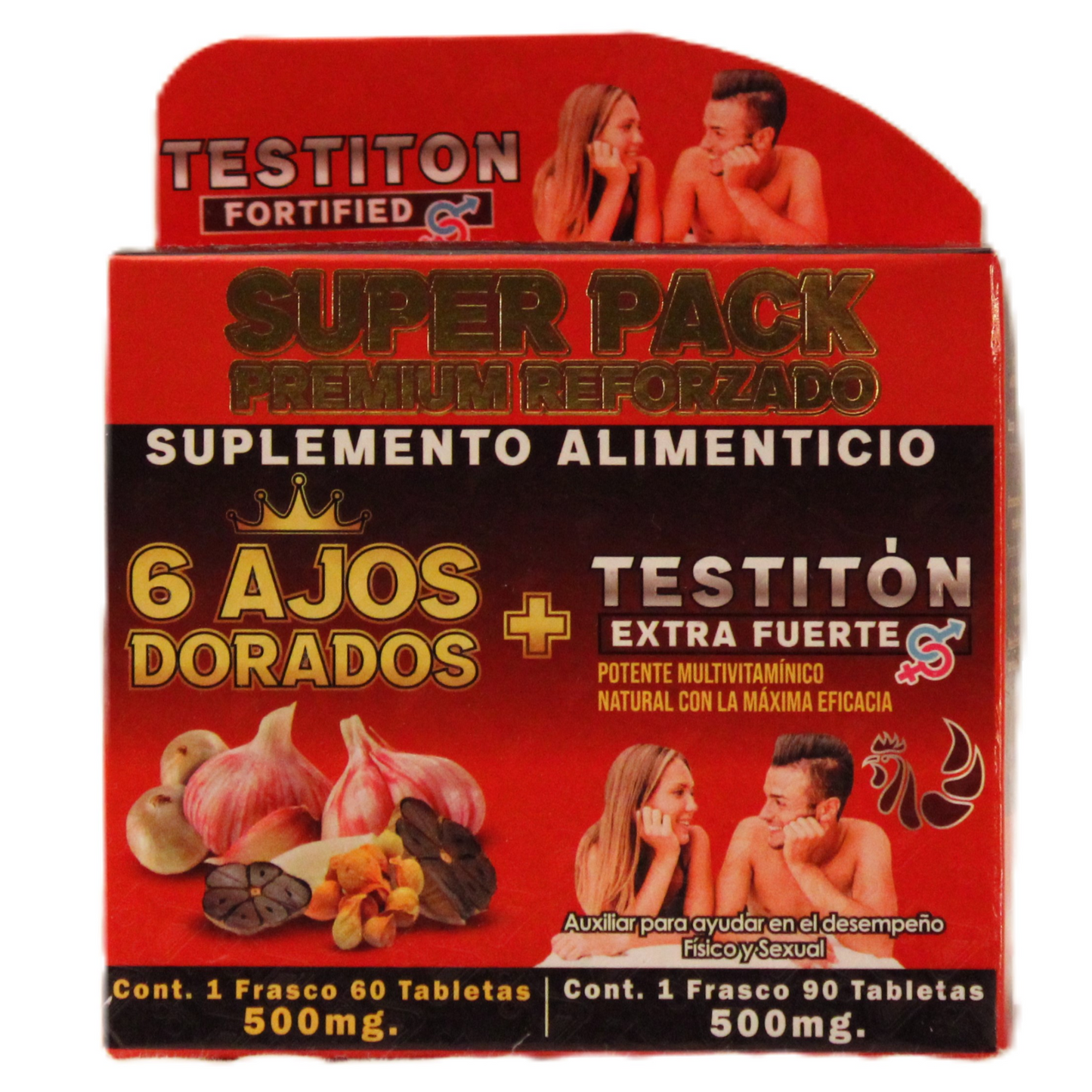 SUPER PACK 6AJOS DORADOS +TESTITON