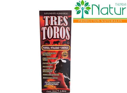 TONICO C/ CAJA 3 TOROS 1L