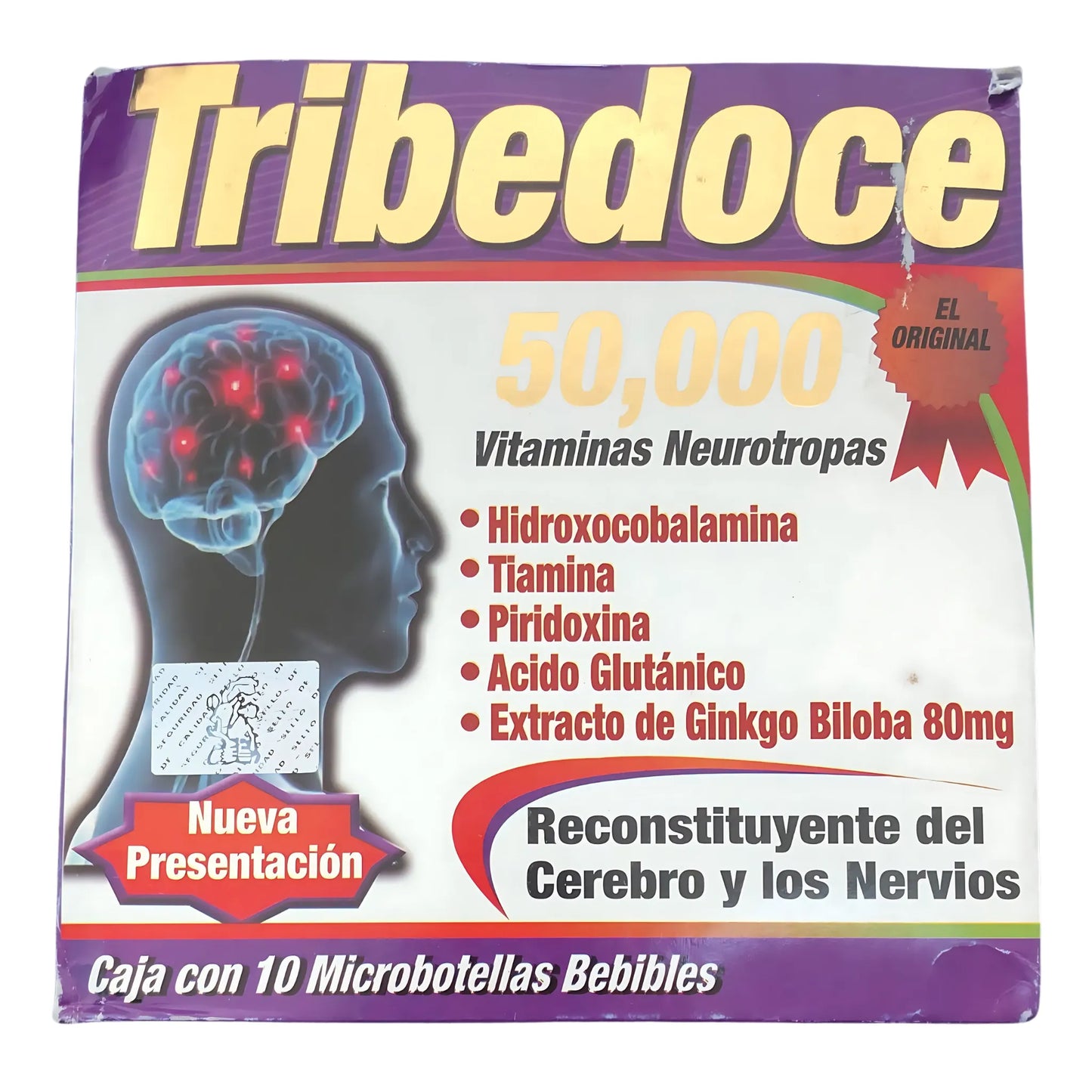 TRIBEDOCE 50,000 MORADA 10 MICROBOTELLAS