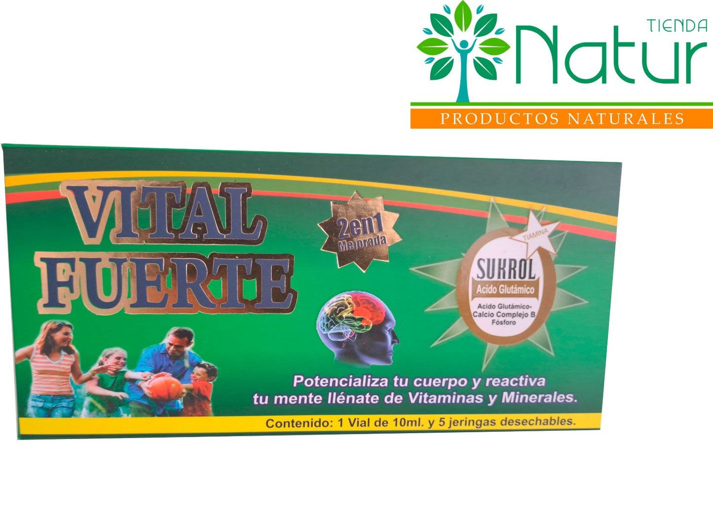 VITAL FUERTE CON SUKROL INY C/5