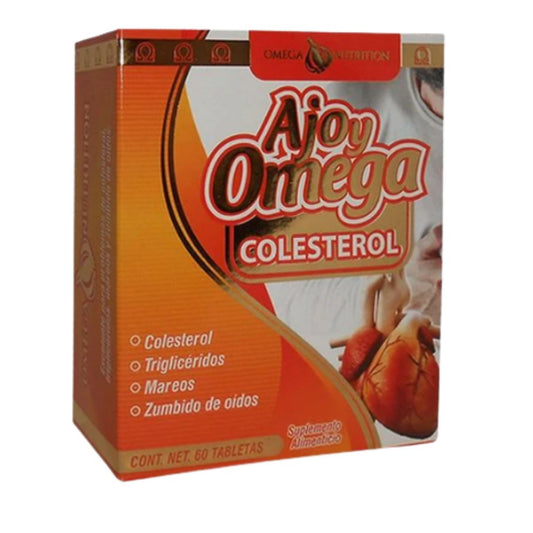 AJO Y OMEGA COLESTEROL 60 TABS