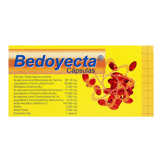 CAPSULAS C/ 30 BEDOYECTA ACIDO FOLICO VITAMINA C